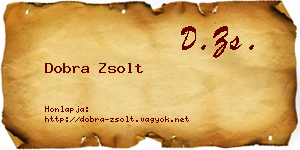 Dobra Zsolt névjegykártya